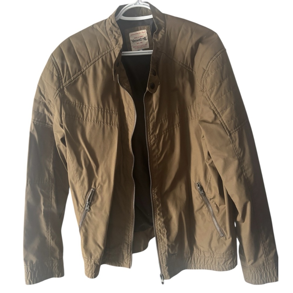 Jack and Jones - brown/tan bomber style coat